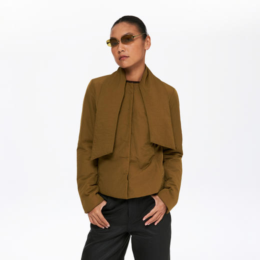oneup围巾绑带轻薄棉服 商品图3