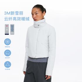 oneup3M新雪丽扣子立领短款棉服