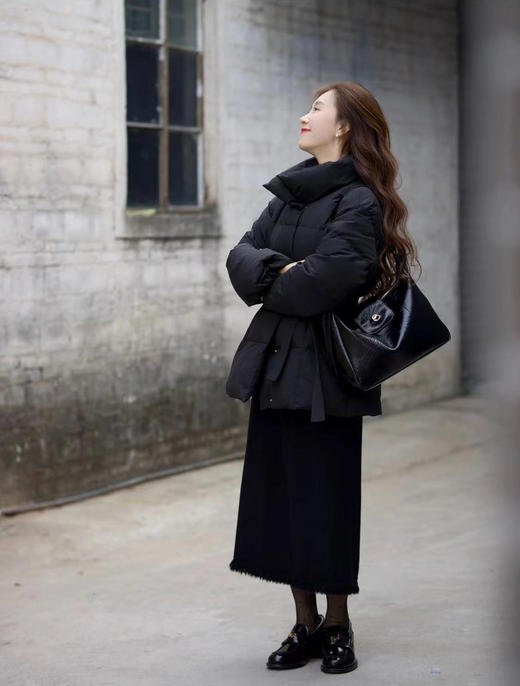 【百图lulu定制】【可颂羽绒服】90白鸭绒 厚充绒量 一手长 收腰羽绒服 商品图2