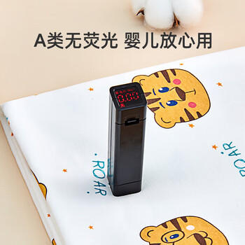 婧麒（JOYNCLEON）新生婴儿包单初生宝宝产房纯棉襁褓裹布包巾四季粉小鸭 jbd193351 商品图4