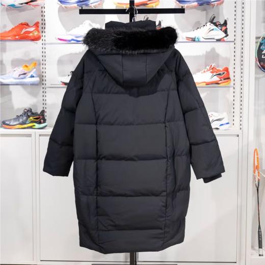 李宁女子冬季鸭绒长款羽绒服外套AYMU192-3 商品图1