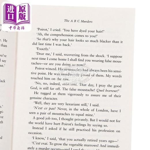 【中商原版】阿加莎系列 ABC谋杀案 波洛 Poirot The ABC Murders 英文原版 Agatha Christie 经典悬疑惊悚小说 商品图5