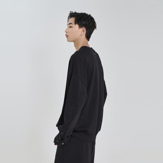 MODE COMMUTER | MC秋季阔版简约极简休闲圆领卫衣男MCE131109C 商品图2