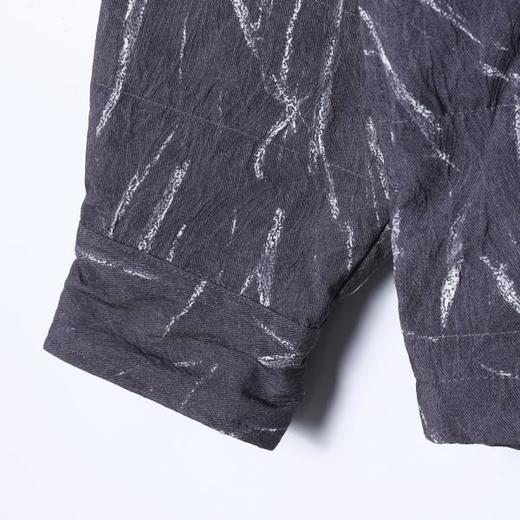 SDSA男士秋冬新款痞帅男装潮牌肌理感纽扣翻领棉服百搭宽松外套 商品图3