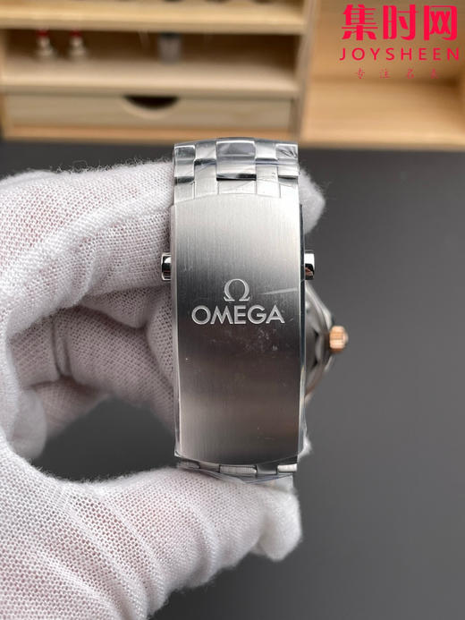 欧米茄VS海马300米系列V4版 8800一体机 VS海马v4版 原装开模 间玫金海马 男士腕表 商品图7