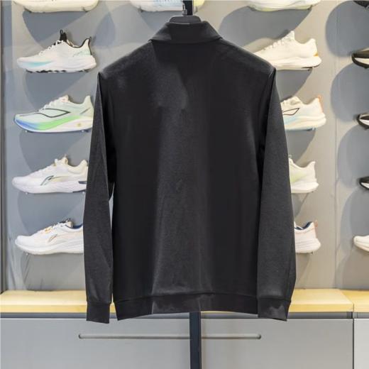 李宁男子2025秋季弹力吸汗开衫运动上衣健身外套AWDV935-3 商品图2