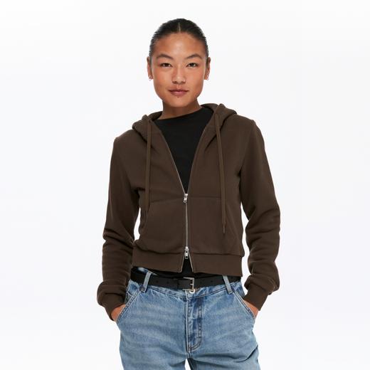 oneup短款拉链卫衣 商品图3