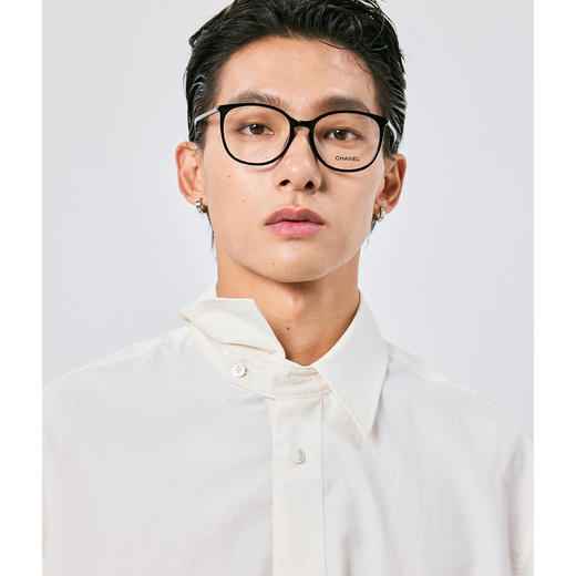 棉仓3661004001-【微醺时刻】宽松设计感小众衬衫男 商品图1