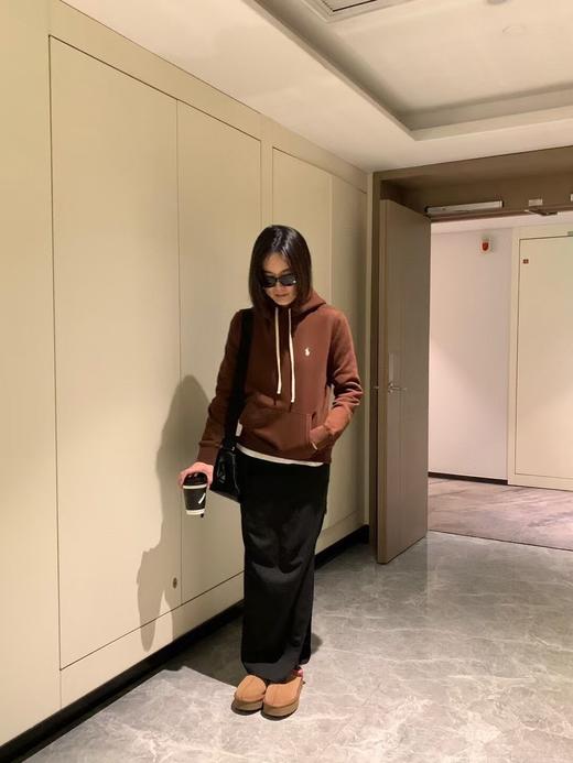 冬季加绒拉夫秋冬季男女款小马刺绣加绒连帽卫衣 ks 333351 商品图8