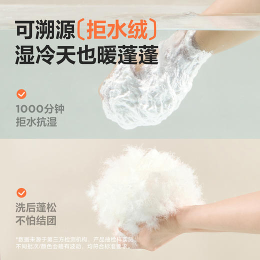 [迷你真心绒]迷你巴拉男女童宝宝羽绒裤拒水绒三防假两件脚口裤子 商品图3