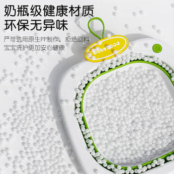 世纪宝贝（babyhood）婴儿洗脸盆 儿童新生儿洗屁股洗脚盆宝宝专用可折叠小盆 两个装 商品图5