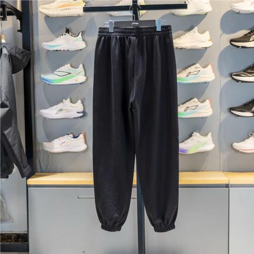 李宁女子2025秋季冰感排汗束脚宽松运动裤AKLVA34-1 商品图1