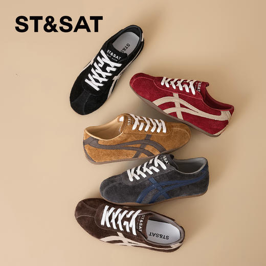 星期六休闲运动风舒适薄底德训鞋SSD3112CPH 商品图5