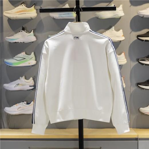 李宁女子2025秋季开衫运动上衣健身外套AWDV930-3 商品图1