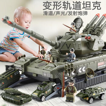 贝比童话 大号坦克玩具汽车儿童男孩宝宝早教故事音乐对战文具生日礼物 商品图5