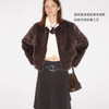 lost in echo2025秋冬新款时尚复古立体绗缝短款保暖皮草外套女 商品缩略图1