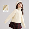 笛莎Deesha 2025冬季女童时尚基础加厚高领套头针织衫 商品缩略图2