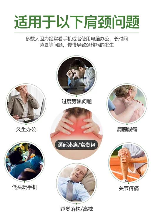 【缓解酸痛酸胀】艾草颈椎贴 艾草腰椎贴 缓解腰酸背痛 商品图1