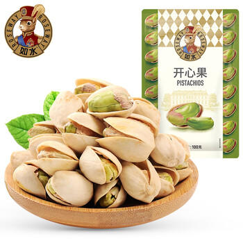 如水 开心果350g/罐 严选大颗粒无漂白 出游休闲零食健康新货坚果 /休闲食品 /坚果炒货 /开心果 商品图5