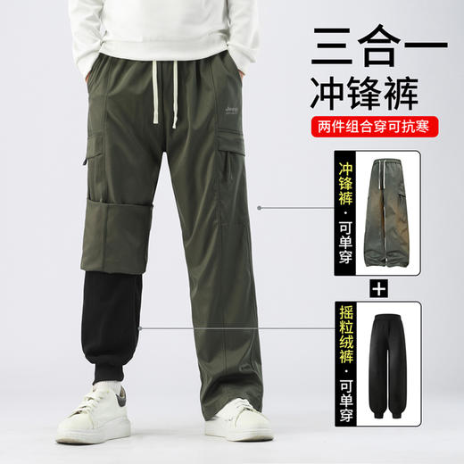 男女同款三合一JEEP 冲锋裤，一裤两穿，硬抗零下20度，不惧风雪雨，横跨三季 商品图3