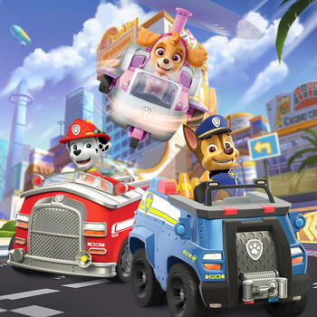 汪汪队立大功（PAW PATROL）巡逻队生日礼物男孩女孩儿童玩具车救援赛车警车阿奇 商品图2