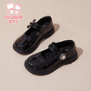 富罗迷女童皮鞋春秋季时尚透气小女孩公主鞋校园演出礼服鞋 黑色 32 商品缩略图2