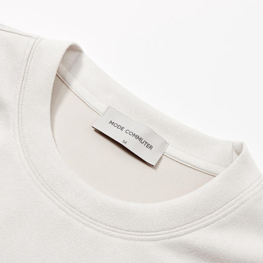 MODE COMMUTER | MC秋季休闲简约通勤宽松圆领卫衣男MCE131067C 商品图2