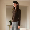 OLrain欧芮儿2025新款女冬季钉珠高领法式针织套头打底衫长袖T恤 商品缩略图3