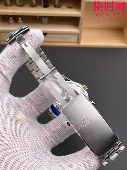 欧米茄VS海马300米系列V4版 8800一体机 VS海马v4版 原装开模 间玫金海马 男士腕表 商品图6