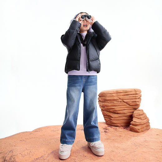 【实体店同款】女童短款羽绒服冬季新款安奈儿童装AG545376 商品图6