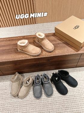 𝐔𝐆𝐆 𝐌𝐢𝐧𝐢 薄底毛毛雪地靴(XR)