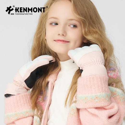 卡蒙儿童可触屏三防保暖手套KM-4474 | 保暖又实用、适合多种户外场景【HZ】 商品图9