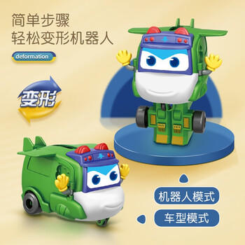 泰芬乐（BIG TAYLOR）儿童玩具百变校巴歌德合体变形机器人六合一3-6岁男孩生日礼物 商品图1
