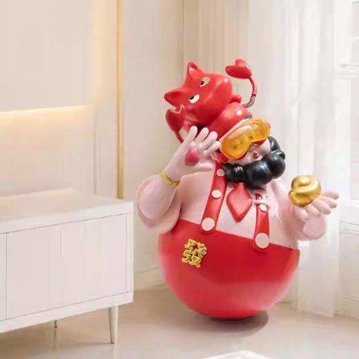 四喜财神-粤财神-桃夭夭80cm 商品图3