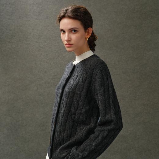 N°28 秋季新款毛针织衫显瘦设计师时尚气质轻奢打底针织衫895392M103 商品图3