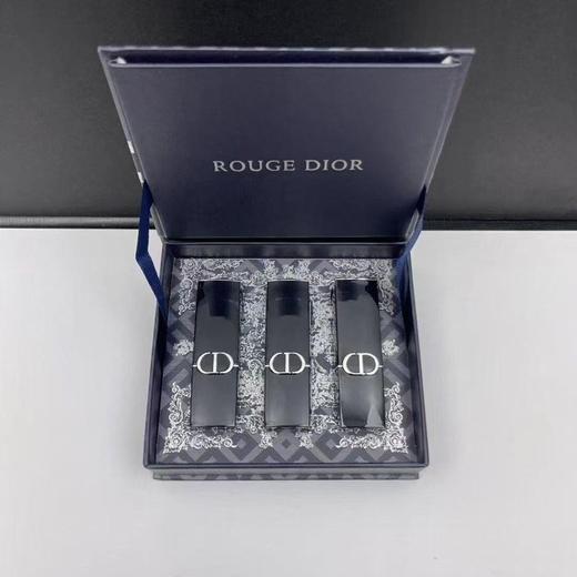 DIOR迪奥 烈艳蓝金唇膏口红小样三件套1.5g*3#720本命#688瑰色柔纱#756欧根纱 香港直邮 商品图5