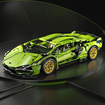 星涯优品儿童玩具兼容乐高积木汽车拼装赛车兰博基尼男孩6-12岁生日礼物 商品图2