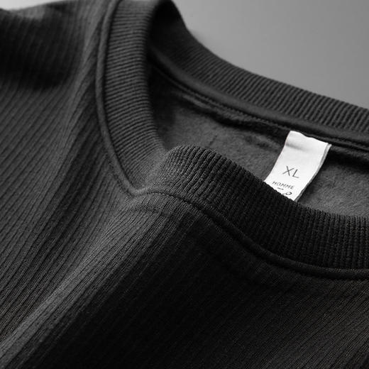 【加绒】【DDP】大依优型大码男装圆领加绒长袖T恤加绒卫衣休闲百搭加肥加大码 商品图2