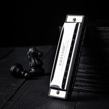 东方鼎（EAST TOP）布鲁斯口琴10孔黑色塑盒初学推荐T10-3 商品图5