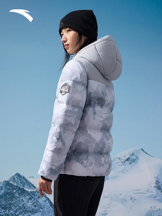 安踏冰甲羽绒丨短款防泼水羽绒服女士冬季新款棉服夹克162447904-1 商品图0