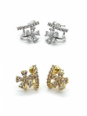 kat* Flower星空花朵耳钉