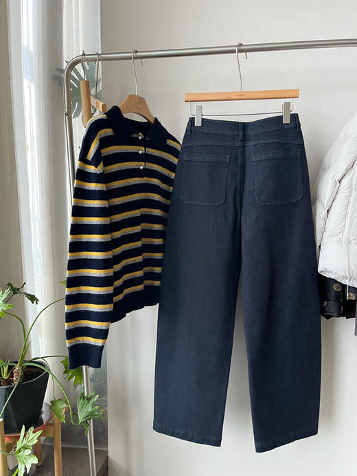 【原色牛仔】噢蜜ooomeooo时髦加绒气球裤 商品图6