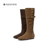natursun美拉德尖头西部靴冬季新款女复古百搭时尚显瘦长筒靴N25537605 商品缩略图4