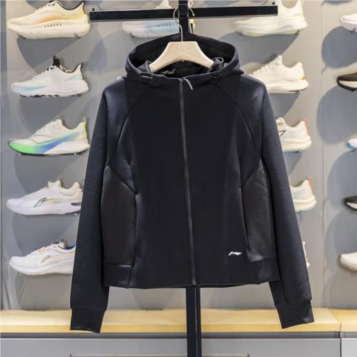 李宁女子2025秋季开衫运动上衣健身外套AWDV512-7 商品图1