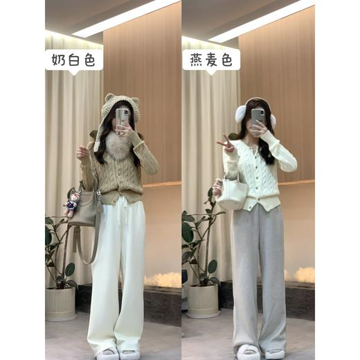 现货 萬搭神裤 秋冬舒适感 暖糯厚实休闲卫裤 商品图0