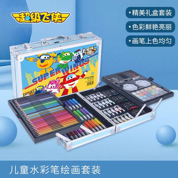 超级飞侠儿童铝盒绘画套装（145件）MP-WJ005 商品图0