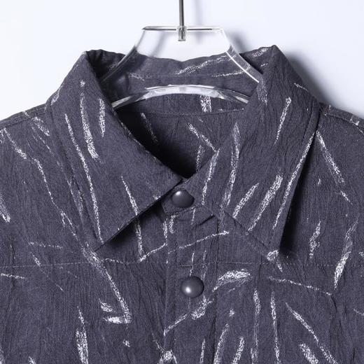 SDSA男士秋冬新款痞帅男装潮牌肌理感纽扣翻领棉服百搭宽松外套 商品图1