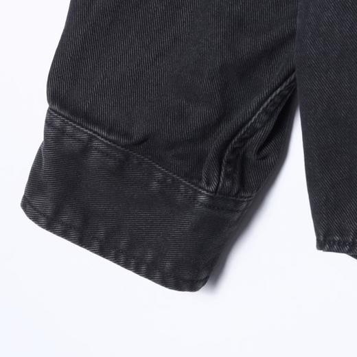 252220SDSA秋冬新款痞帅男装极简风纯色抽绳连帽纽衬衫百搭时尚开衫衬衣 商品图3