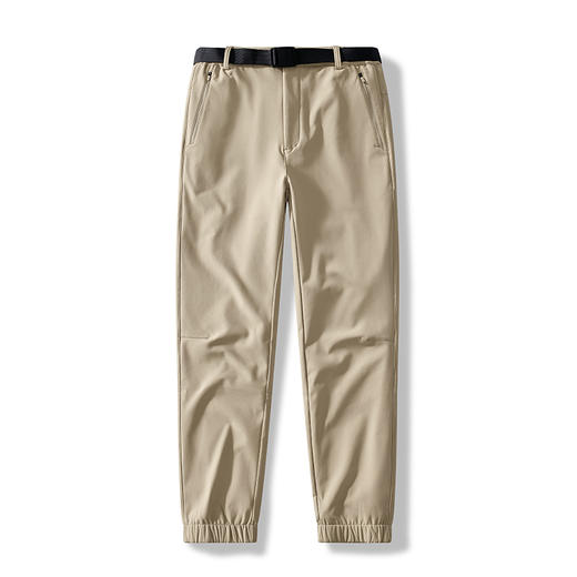 LUCKY DEER幸运鹿情侣款多功能加绒防水软壳裤 商品图4