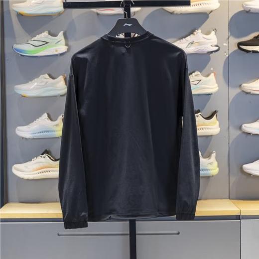 李宁男子2025秋季速干防晒运动上衣健身卫衣ATLV283-1 商品图2